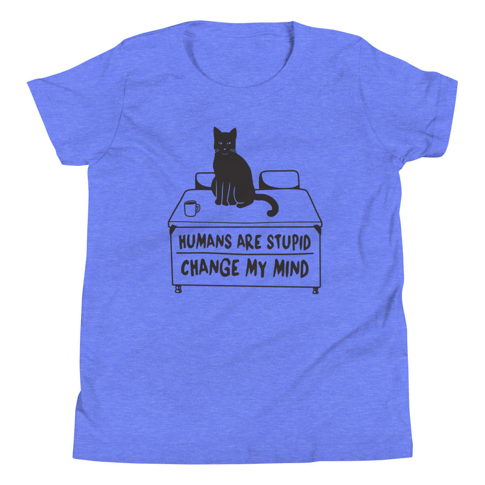 Humans Are Stupid Kid's Youth Tee Hoodie, Sweatshirt | CoreVibeTees.com (Image 2)