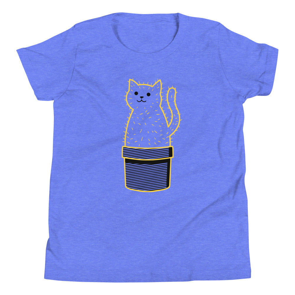 Catcus Kid's Youth Tee Hoodie, Sweatshirt | CoreVibeTees.com (Image 3)