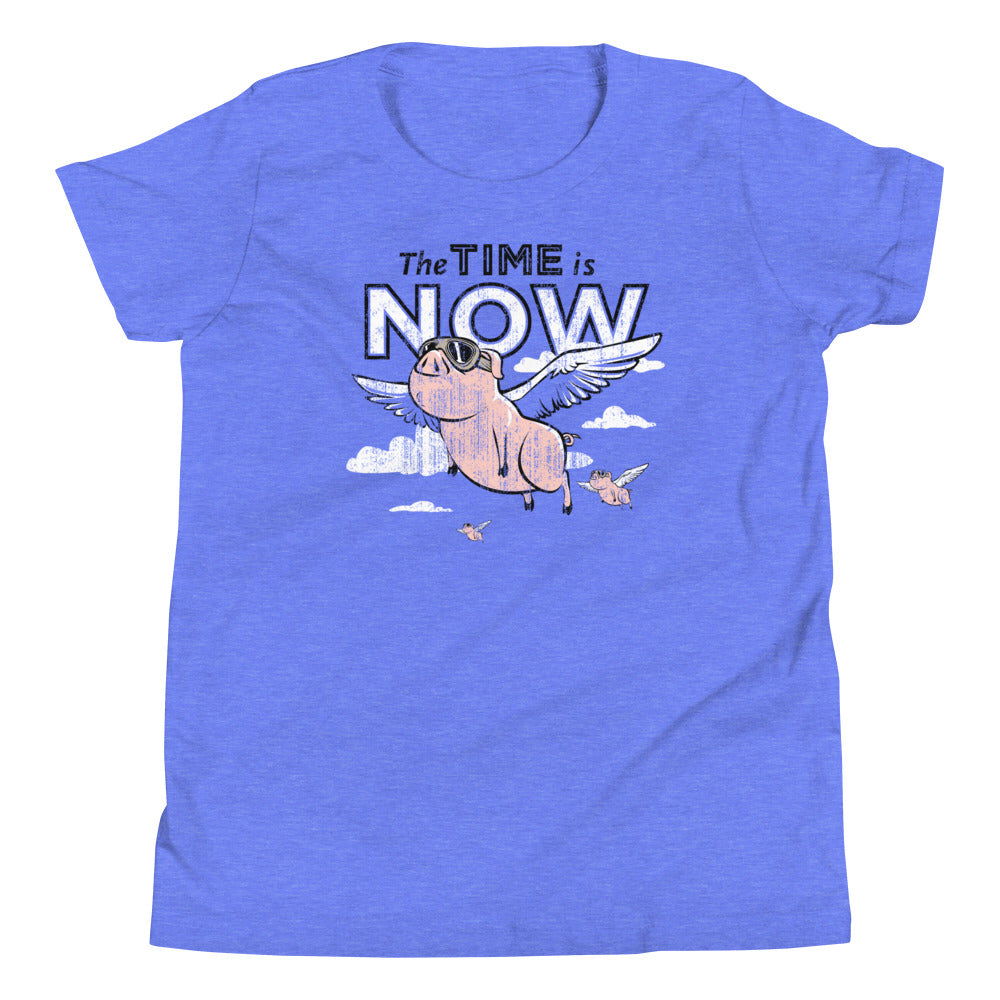 The Time Is Now Kid's Youth Tee Hoodie, Sweatshirt | CoreVibeTees.com (Image 4)