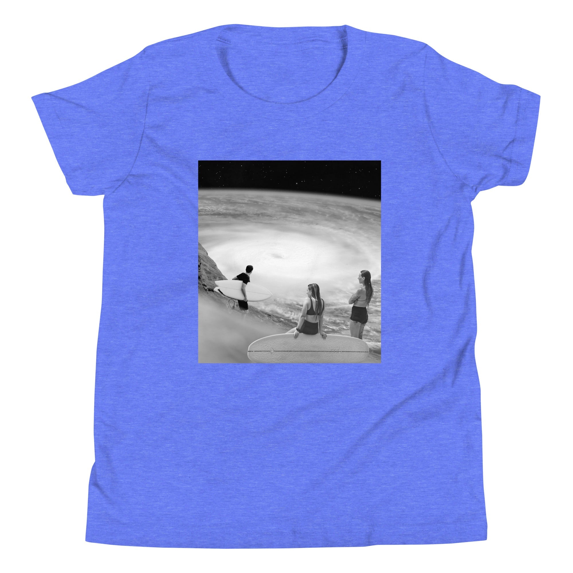 Surf's Up Kid's Youth Tee Hoodie, Sweatshirt | CoreVibeTees.com (Image 3)