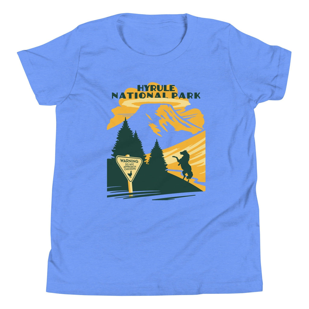 Hyrule National Park Kid's Youth Tee Hoodie, Sweatshirt | CoreVibeTees.com (Image 3)