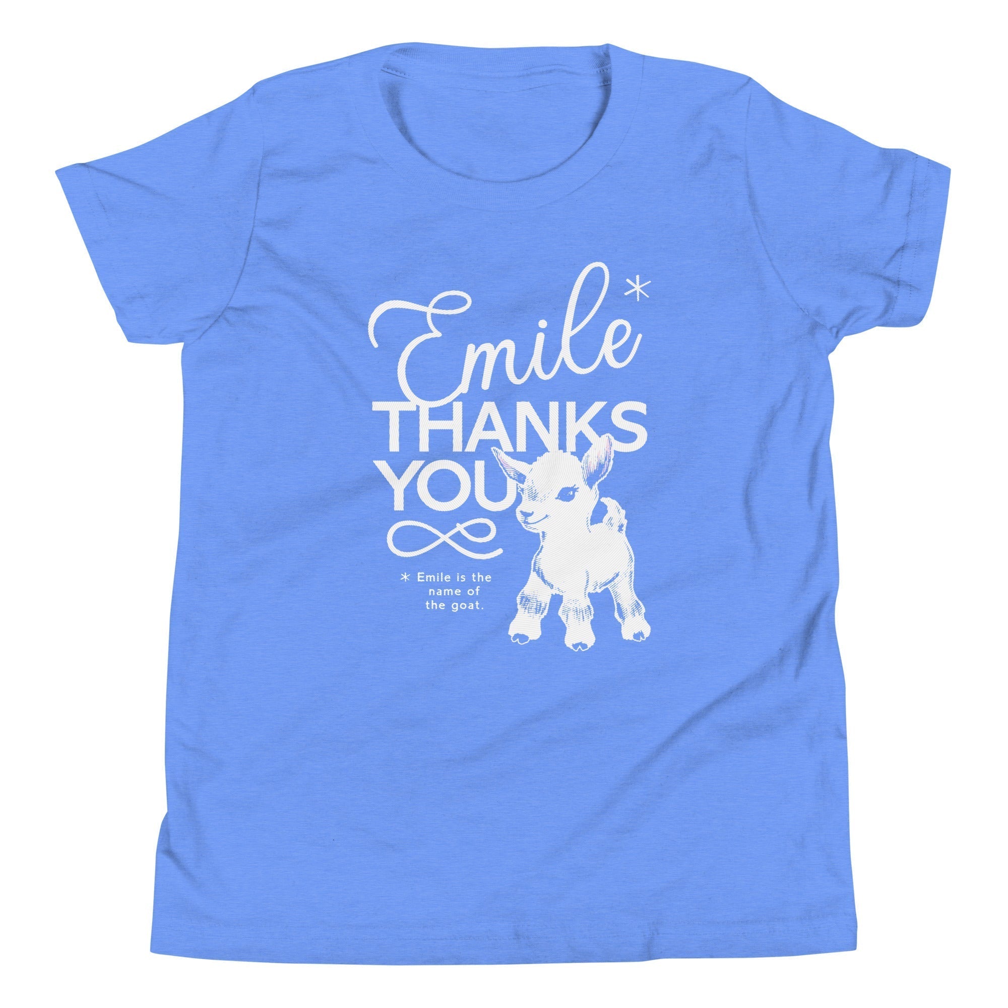 Emile Thanks You Kid's Youth Tee Hoodie, Sweatshirt | CoreVibeTees.com (Image 1)