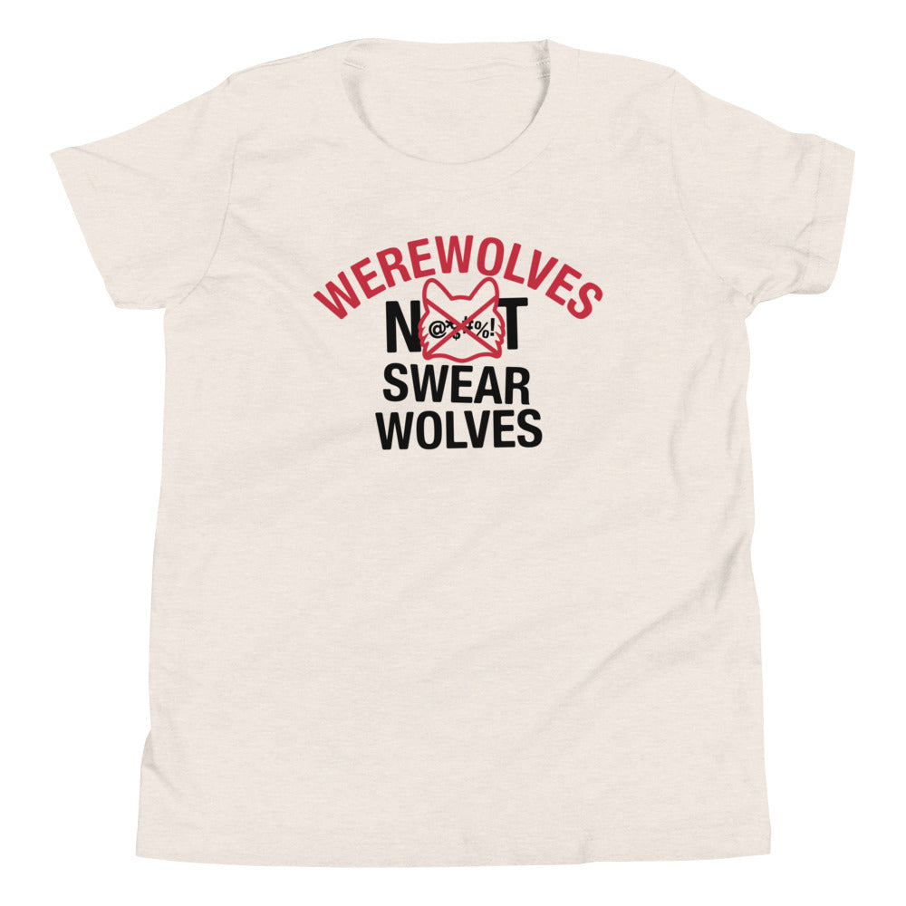 Werewolves Not Swearwolves Kid's Youth Tee Hoodie, Sweatshirt | CoreVibeTees.com (Image 2)