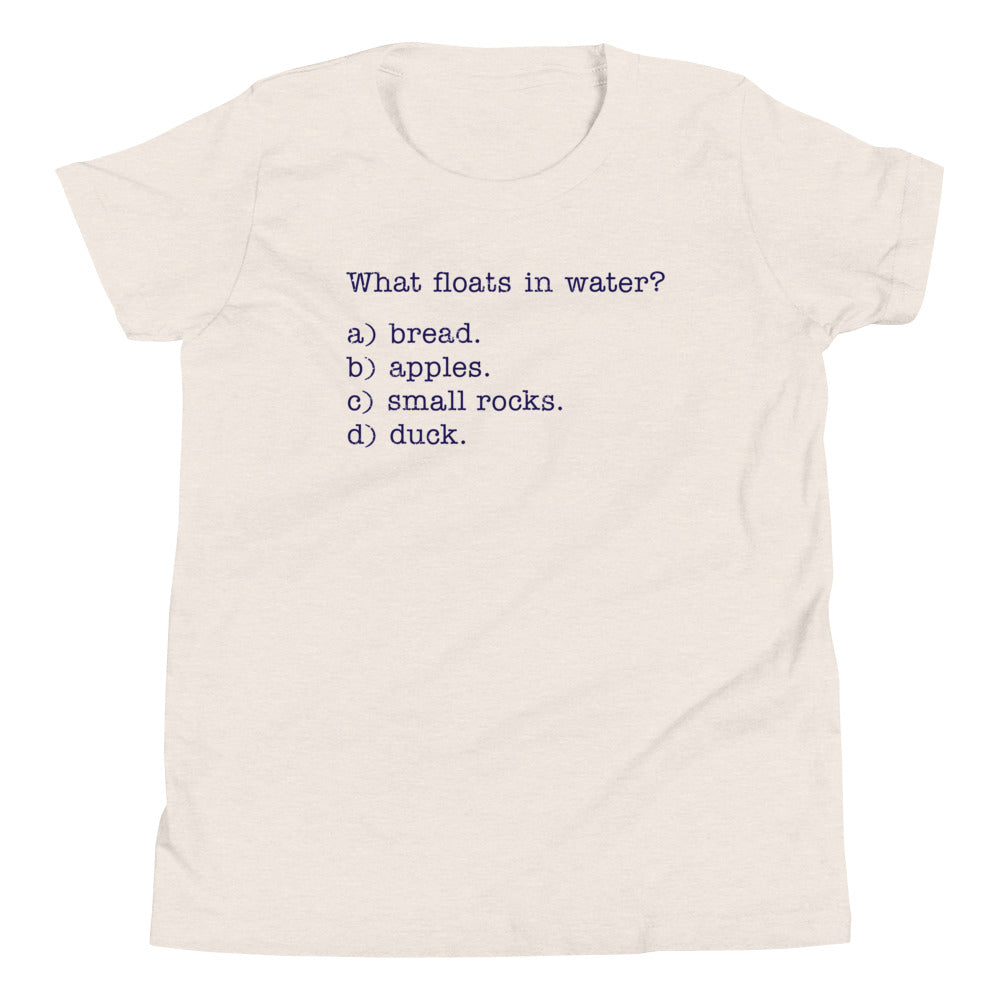 What Floats In Water? Kid's Youth Tee Hoodie, Sweatshirt | CoreVibeTees.com (Image 3)