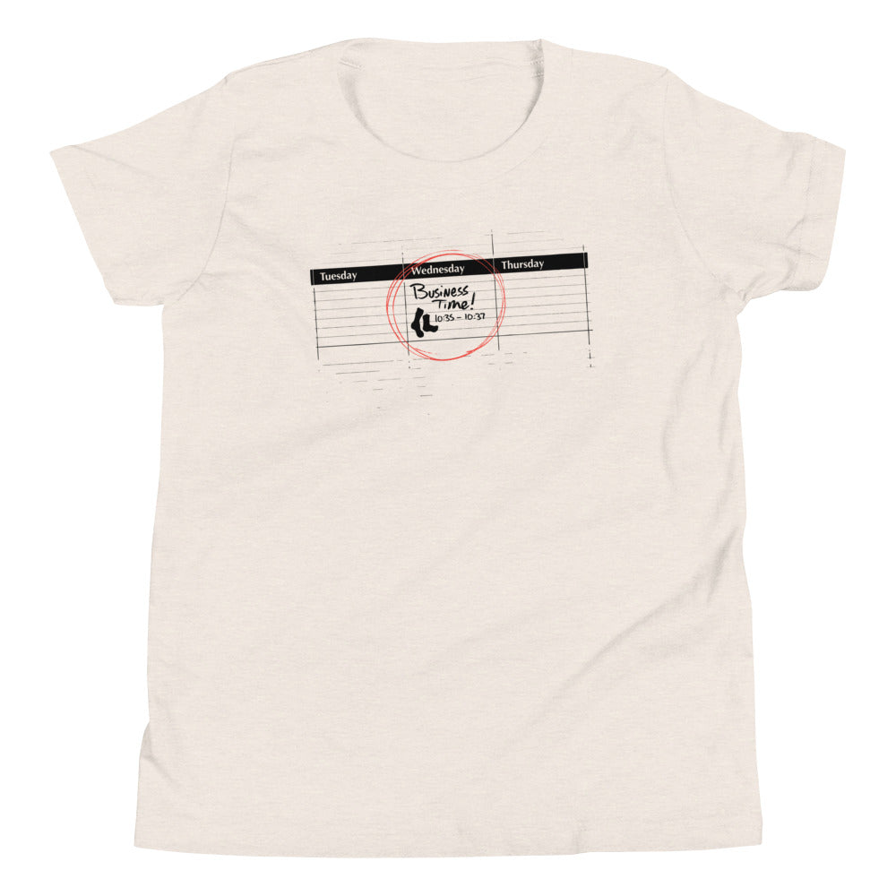 It's Business Time Kid's Youth Tee Hoodie, Sweatshirt | CoreVibeTees.com (Image 3)