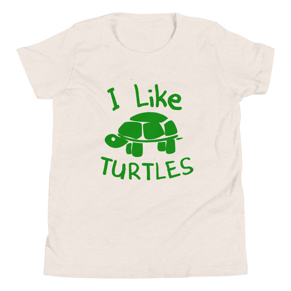 I Like Turtles Kid's Youth Tee Hoodie, Sweatshirt | CoreVibeTees.com (Image 3)