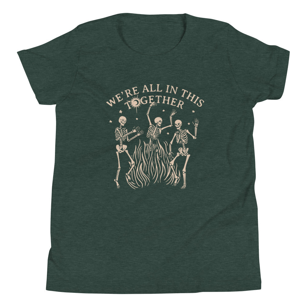We're All In This Together Kid's Youth Tee Hoodie, Sweatshirt | CoreVibeTees.com (Image 5)