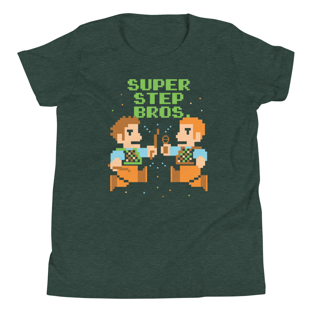 Super Step Bros Kid's Youth Tee Hoodie, Sweatshirt | CoreVibeTees.com (Image 5)