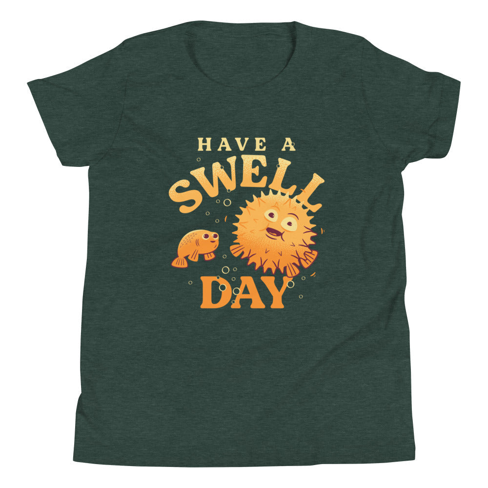 Have A Swell Day Kid's Youth Tee Hoodie, Sweatshirt | CoreVibeTees.com (Image 5)