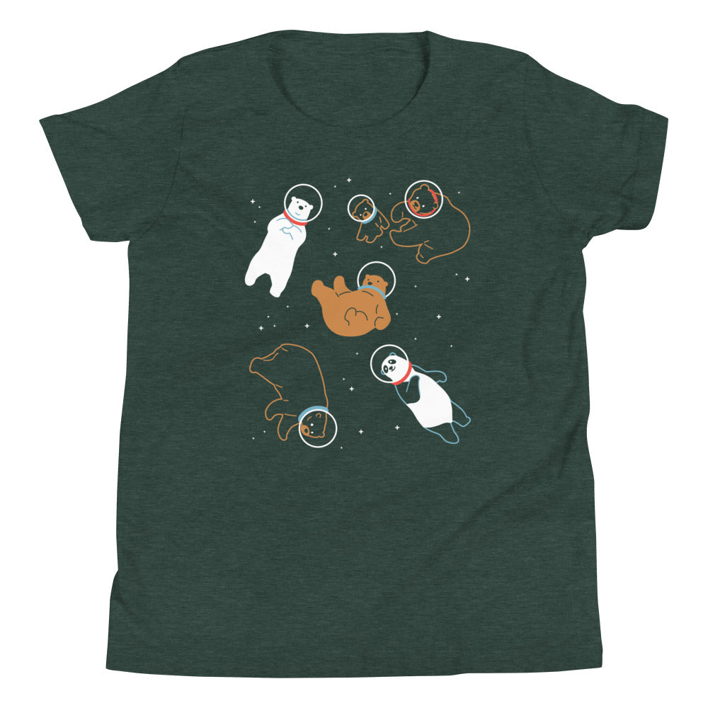 Bears In Space Kid's Youth Tee Hoodie, Sweatshirt | CoreVibeTees.com (Image 4)