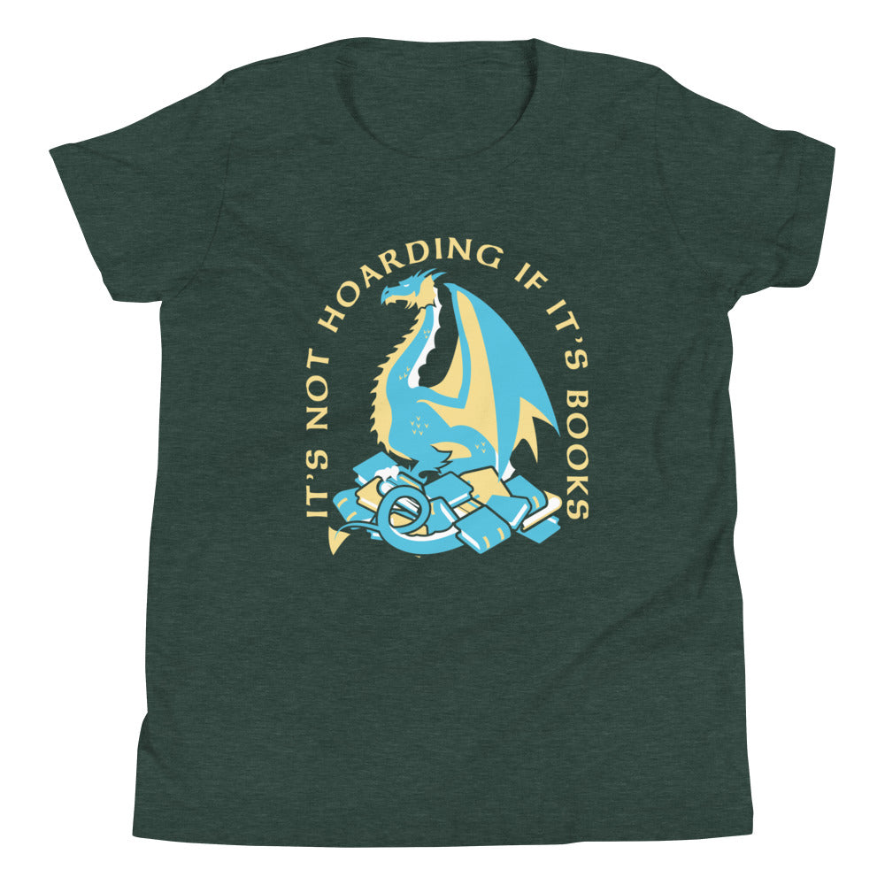 It's Not Hoarding If It's Books Kid's Youth Tee Hoodie, Sweatshirt | CoreVibeTees.com (Image 5)