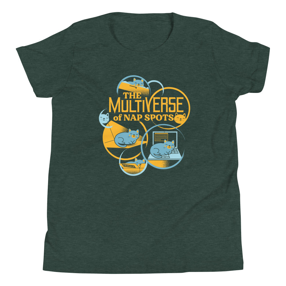 The Multiverse Of Nap Spots Kid's Youth Tee Hoodie, Sweatshirt | CoreVibeTees.com (Image 5)