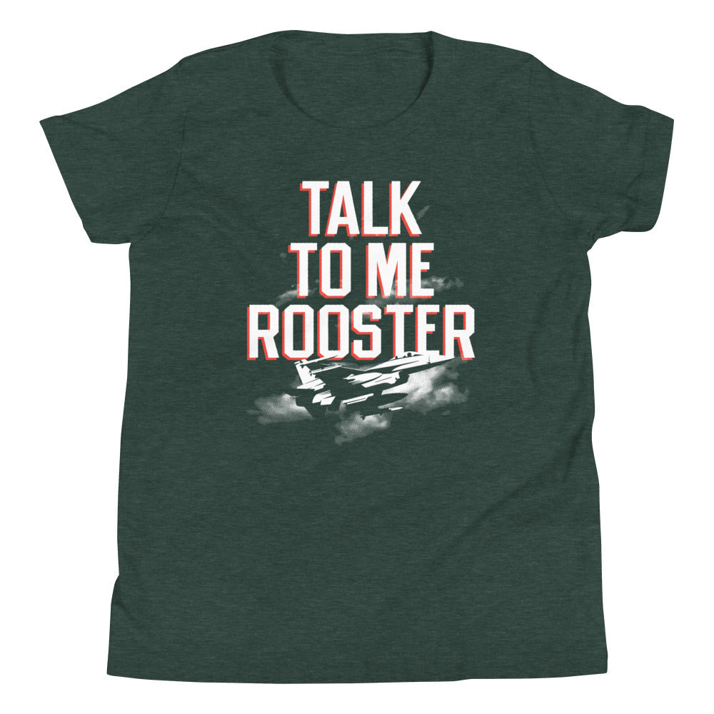 Talk To Me Rooster Kid's Youth Tee Hoodie, Sweatshirt | CoreVibeTees.com (Image 5)