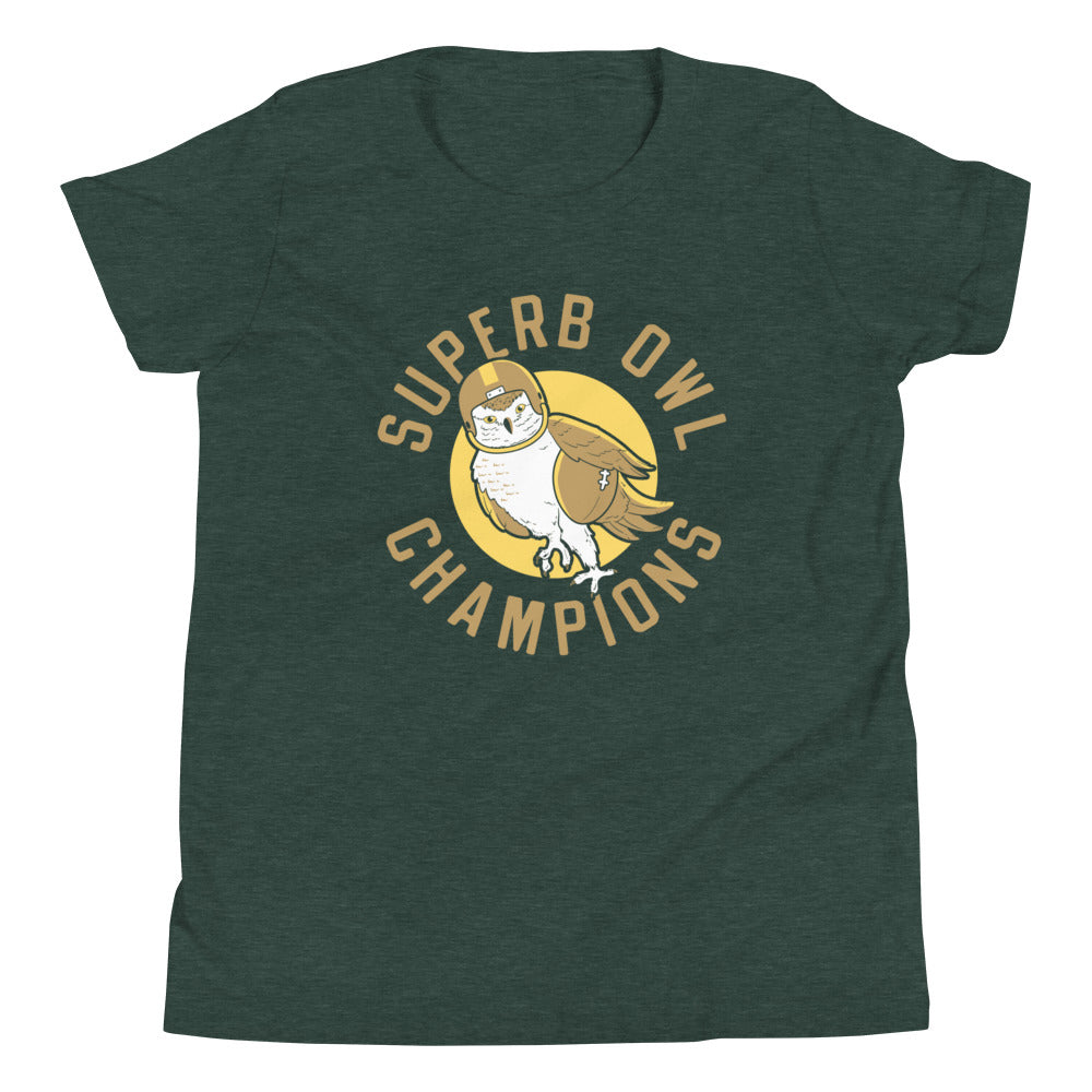 Superb Owl Kid's Youth Tee Hoodie, Sweatshirt | CoreVibeTees.com (Image 4)
