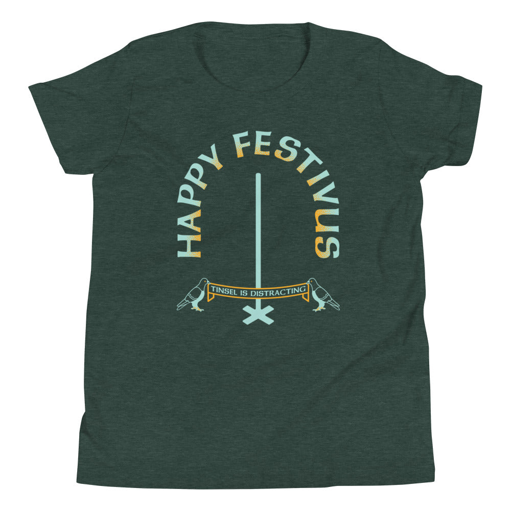 Happy Festivus Kid's Youth Tee Hoodie, Sweatshirt | CoreVibeTees.com (Image 4)