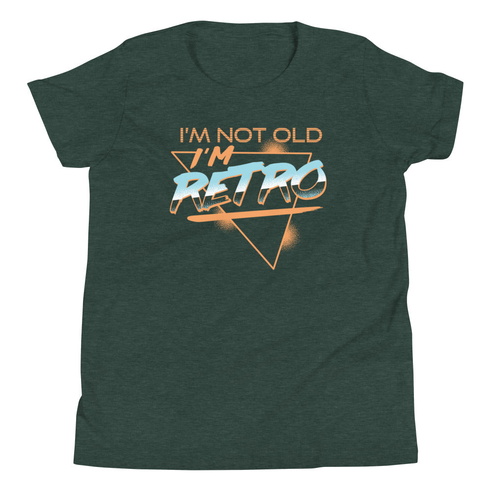 I'm Not Old I'm Retro Kid's Youth Tee Hoodie, Sweatshirt | CoreVibeTees.com (Image 4)