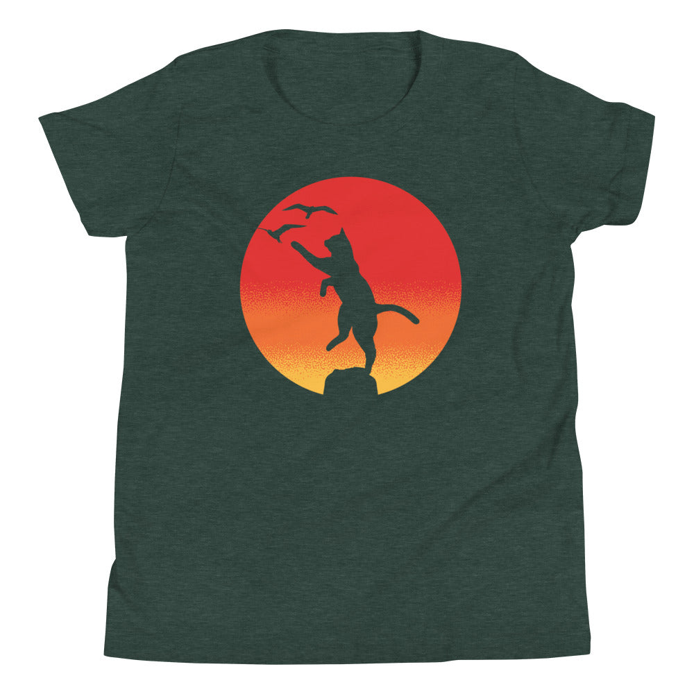 The Karate Cat Kid's Youth Tee Hoodie, Sweatshirt | CoreVibeTees.com (Image 4)