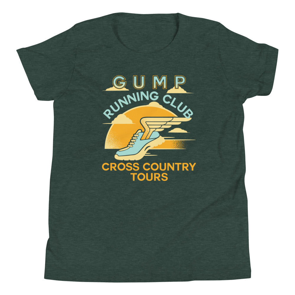 Gump Running Club Kid's Youth Tee Hoodie, Sweatshirt | CoreVibeTees.com (Image 3)