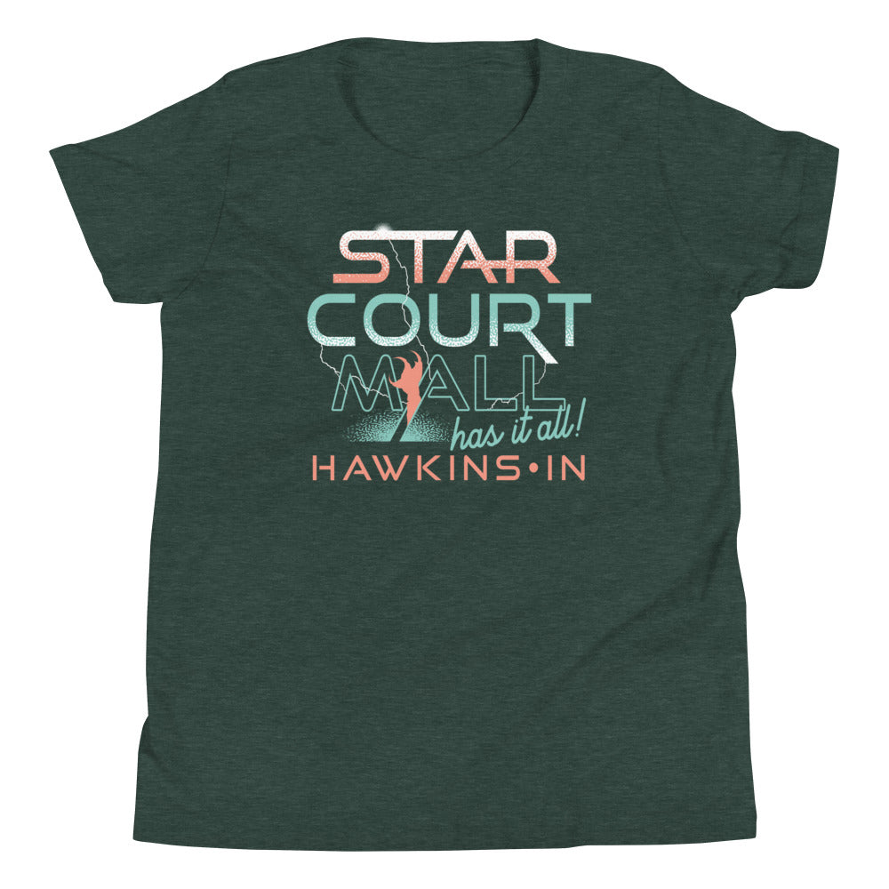 Starcourt Mall Kid's Youth Tee Hoodie, Sweatshirt | CoreVibeTees.com (Image 4)
