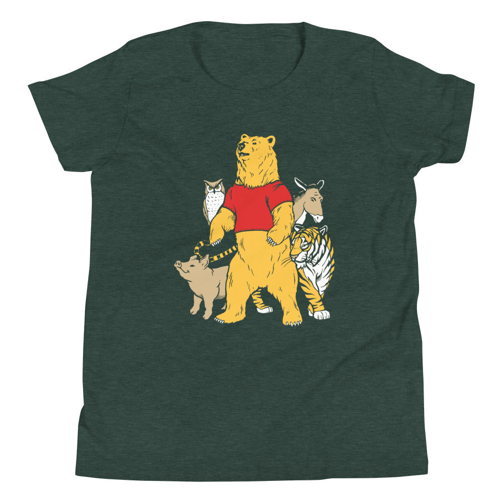 Bear And Friends Kid's Youth Tee Hoodie, Sweatshirt | CoreVibeTees.com (Image 5)