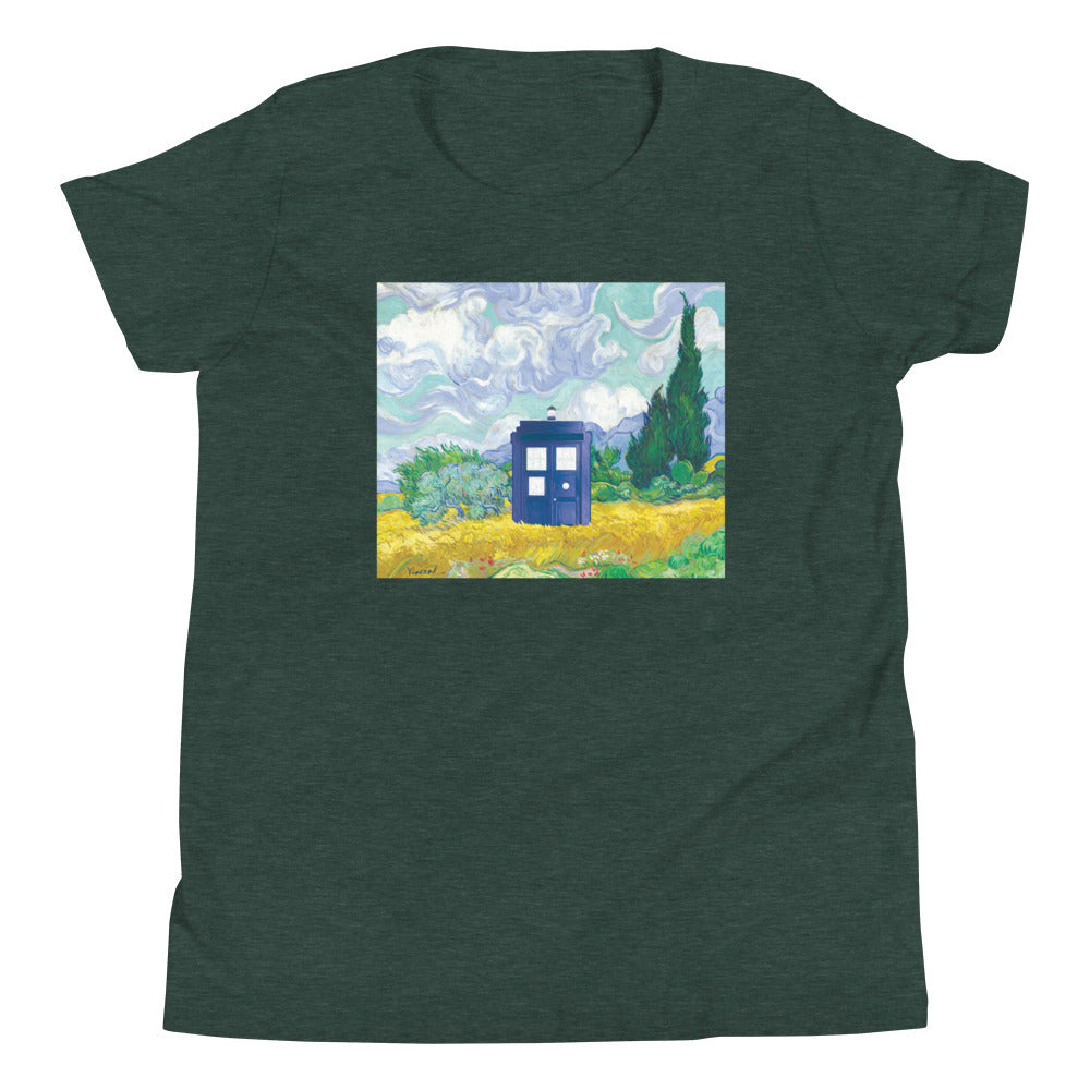 Visiting Van Gogh Kid's Youth Tee Hoodie, Sweatshirt | CoreVibeTees.com (Image 4)