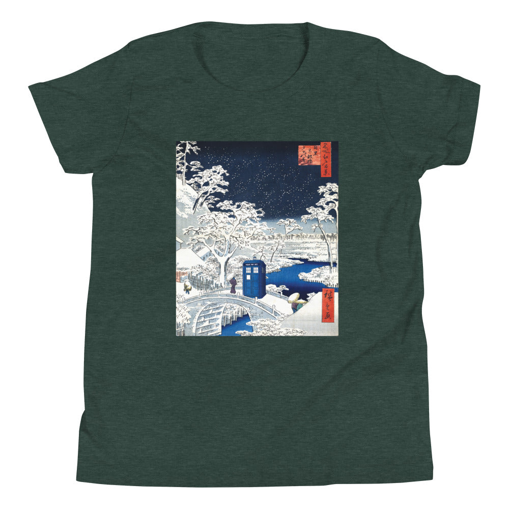 Snow Bridge Kid's Youth Tee Hoodie, Sweatshirt | CoreVibeTees.com (Image 4)