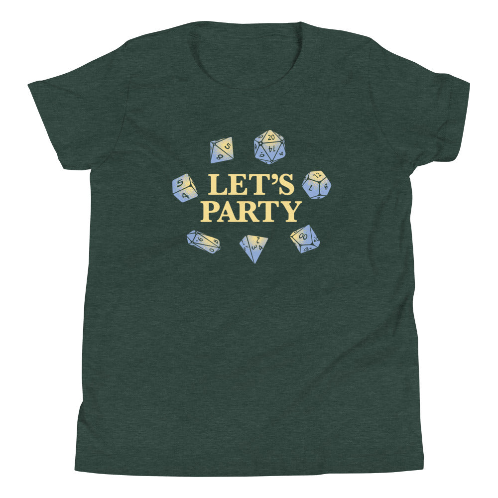 Let's Party Dice Kid's Youth Tee Hoodie, Sweatshirt | CoreVibeTees.com (Image 4)