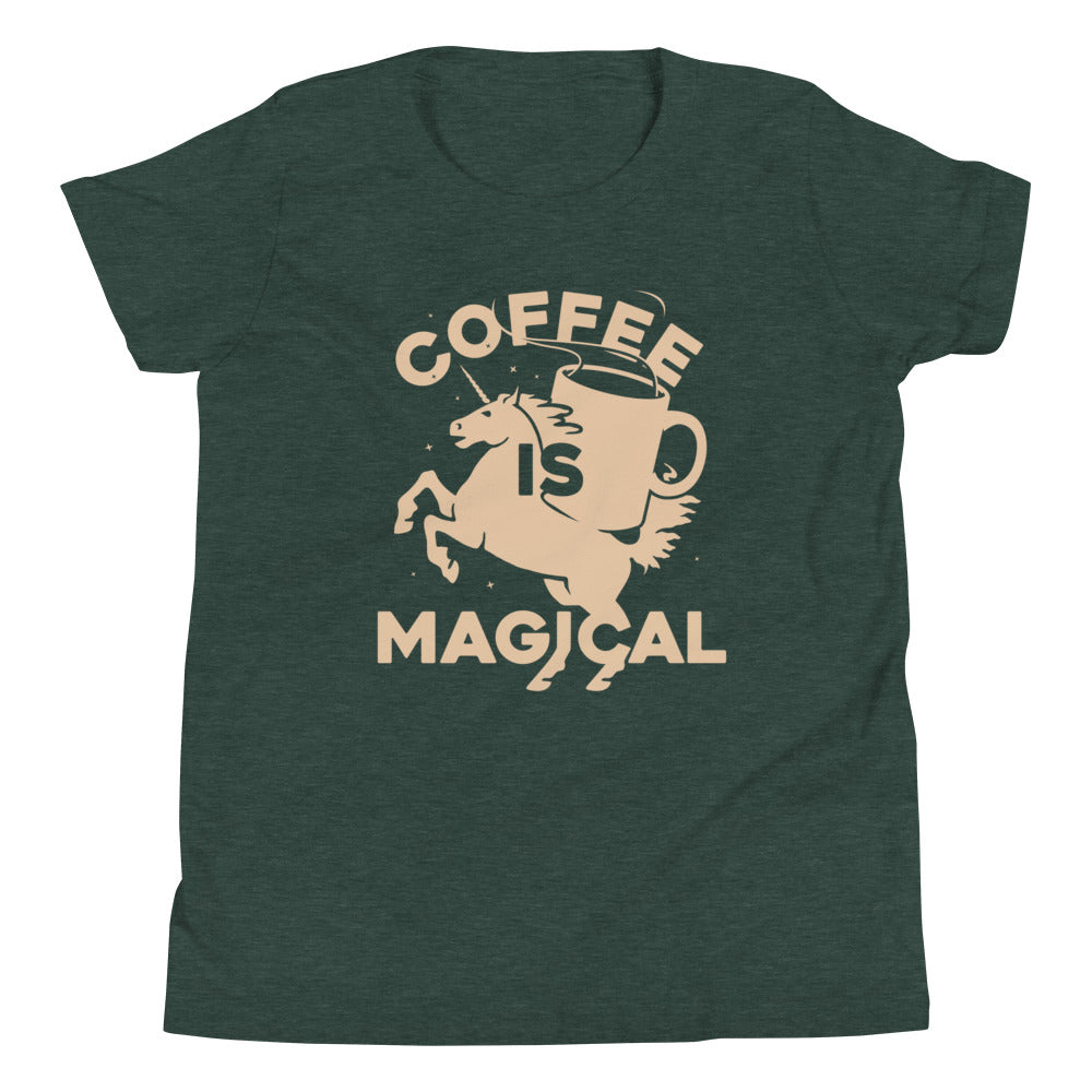Coffee Is Magical Kid's Youth Tee Hoodie, Sweatshirt | CoreVibeTees.com (Image 4)