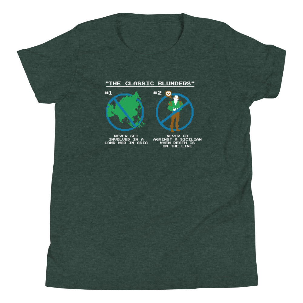 The Classic Blunders Kid's Youth Tee Hoodie, Sweatshirt | CoreVibeTees.com (Image 3)
