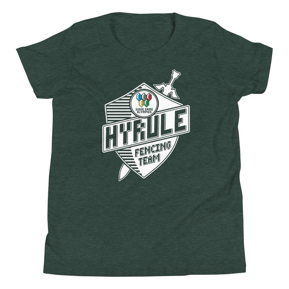 Hyrule Fencing Team Kid's Youth Tee Hoodie, Sweatshirt | CoreVibeTees.com (Image 4)