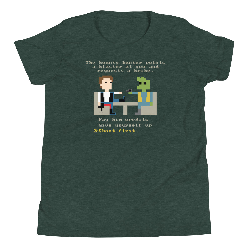 The Bounty Hunter Kid's Youth Tee Hoodie, Sweatshirt | CoreVibeTees.com (Image 3)
