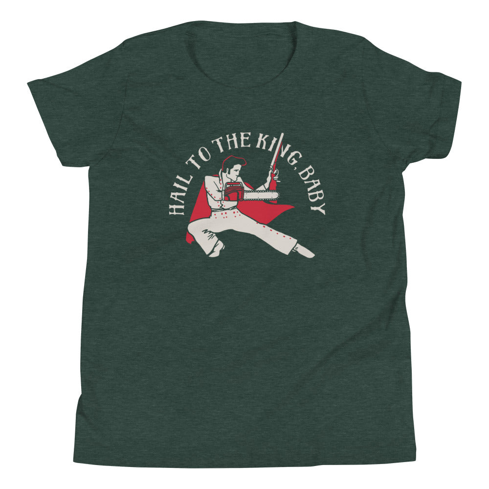 Hail To The King, Baby Kid's Youth Tee Hoodie, Sweatshirt | CoreVibeTees.com (Image 3)