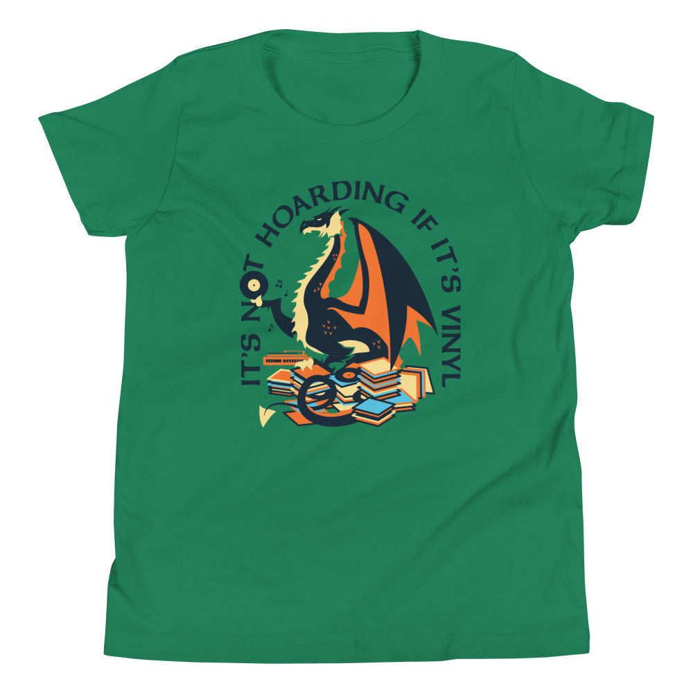 It's Not Hoarding If It's Vinyl Kid's Youth Tee Hoodie, Sweatshirt | CoreVibeTees.com (Image 2)