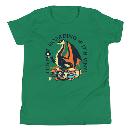 It's Not Hoarding If It's Vinyl Kid's Youth Tee Hoodie, Sweatshirt | CoreVibeTees.com (Image 2)