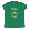 Cheers To Whoever Is This Moderation Kid's Youth Tee Hoodie, Sweatshirt | CoreVibeTees.com (Image 1)