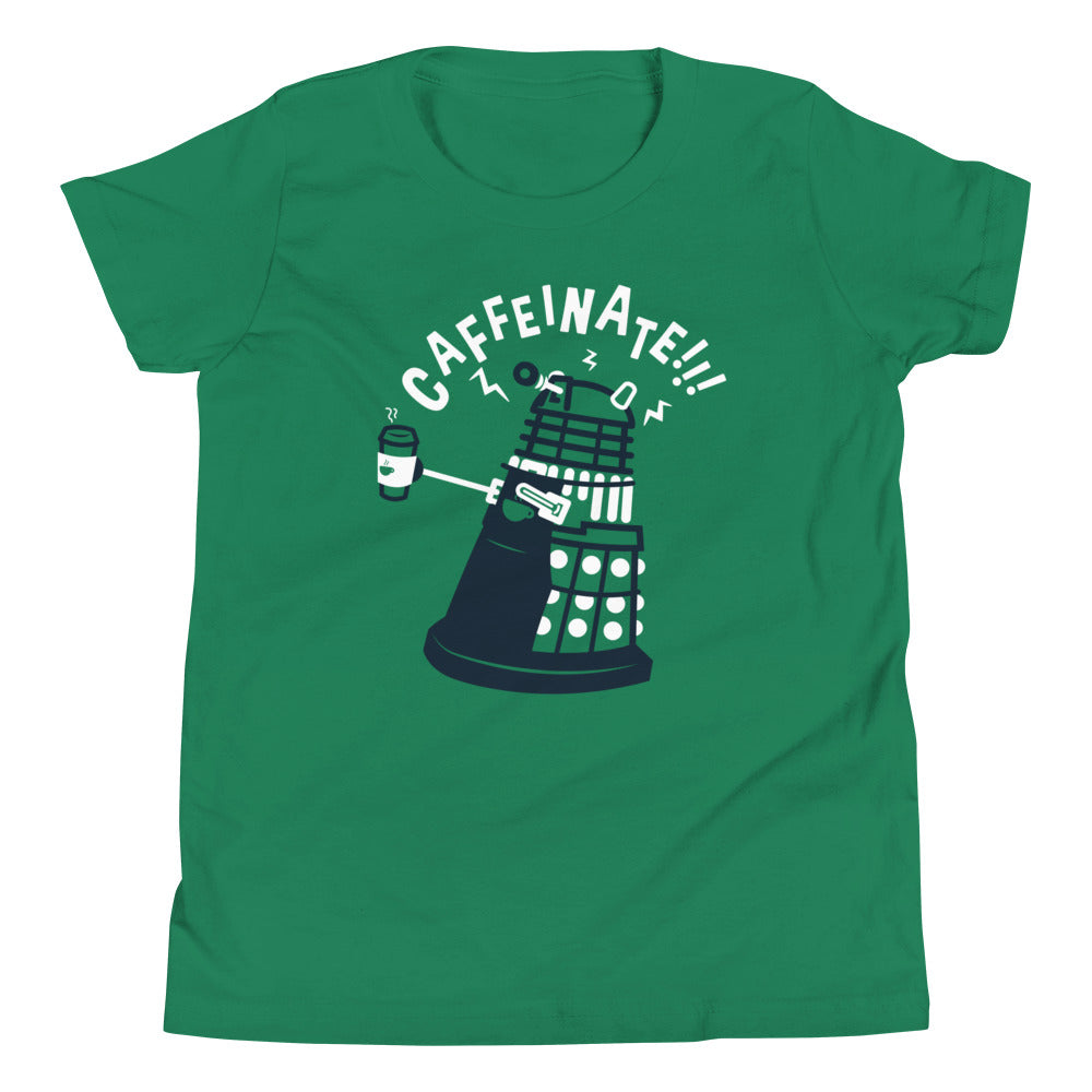 Caffeinate!!! Kid's Youth Tee Hoodie, Sweatshirt | CoreVibeTees.com (Image 1)