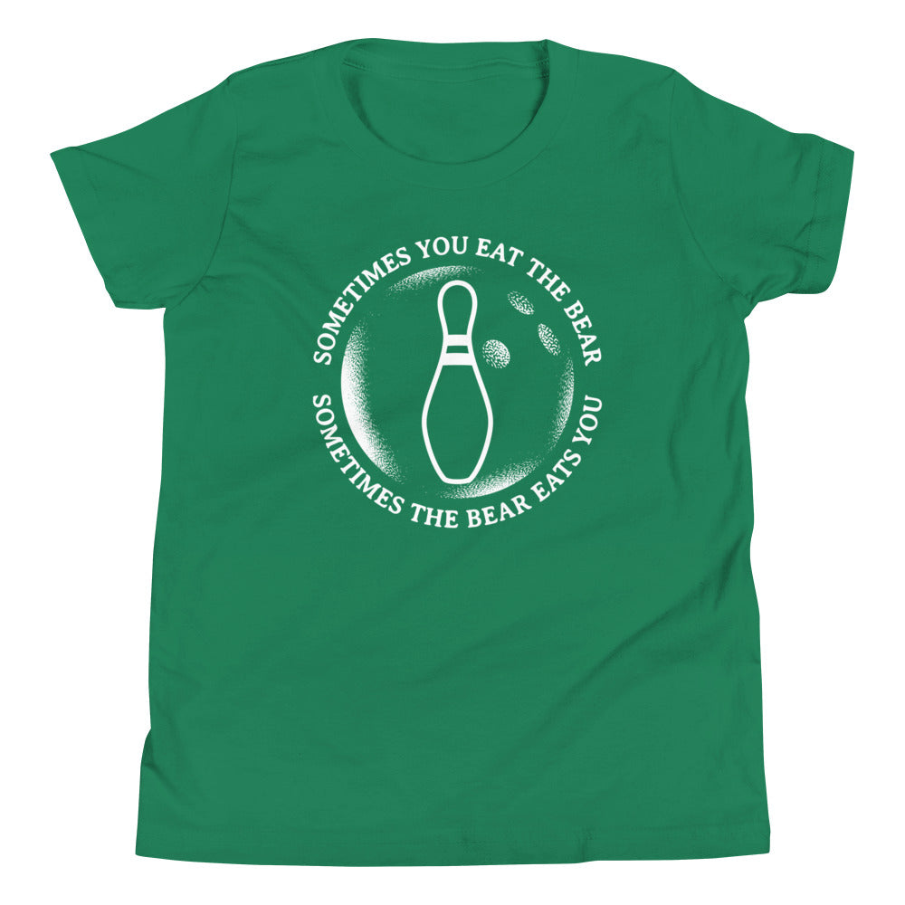 Sometimes You Eat The Bear Kid's Youth Tee Hoodie, Sweatshirt | CoreVibeTees.com (Image 4)