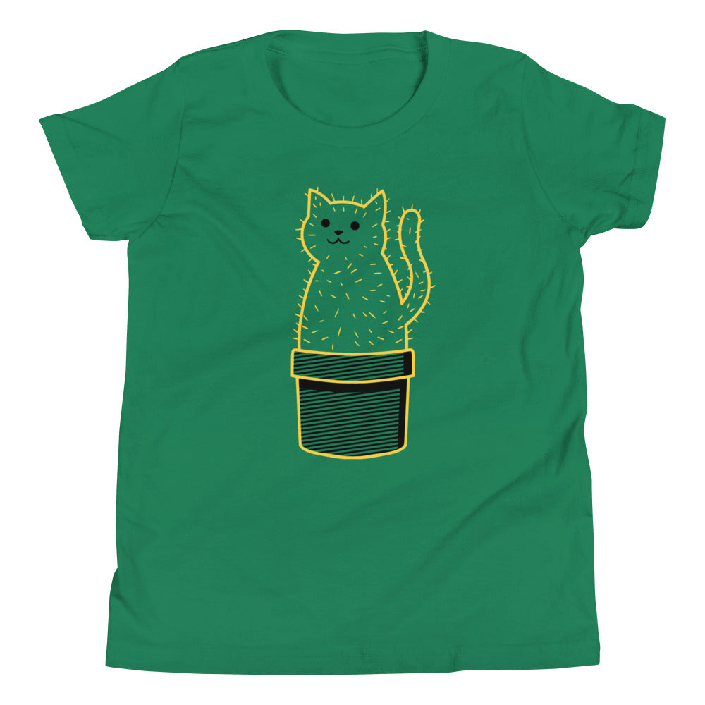 Catcus Kid's Youth Tee Hoodie, Sweatshirt | CoreVibeTees.com (Image 1)