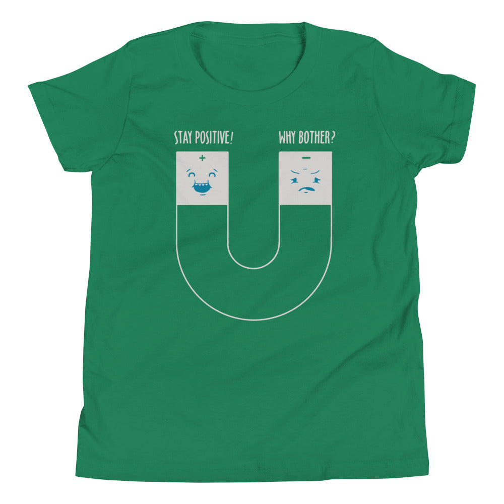 Stay Positive Kid's Youth Tee Hoodie, Sweatshirt | CoreVibeTees.com (Image 5)