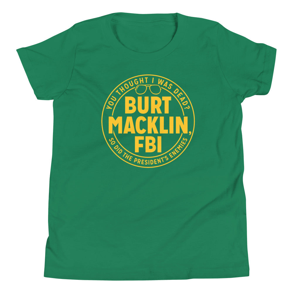 Burt Macklin, FBI Kid's Youth Tee Hoodie, Sweatshirt | CoreVibeTees.com (Image 5)