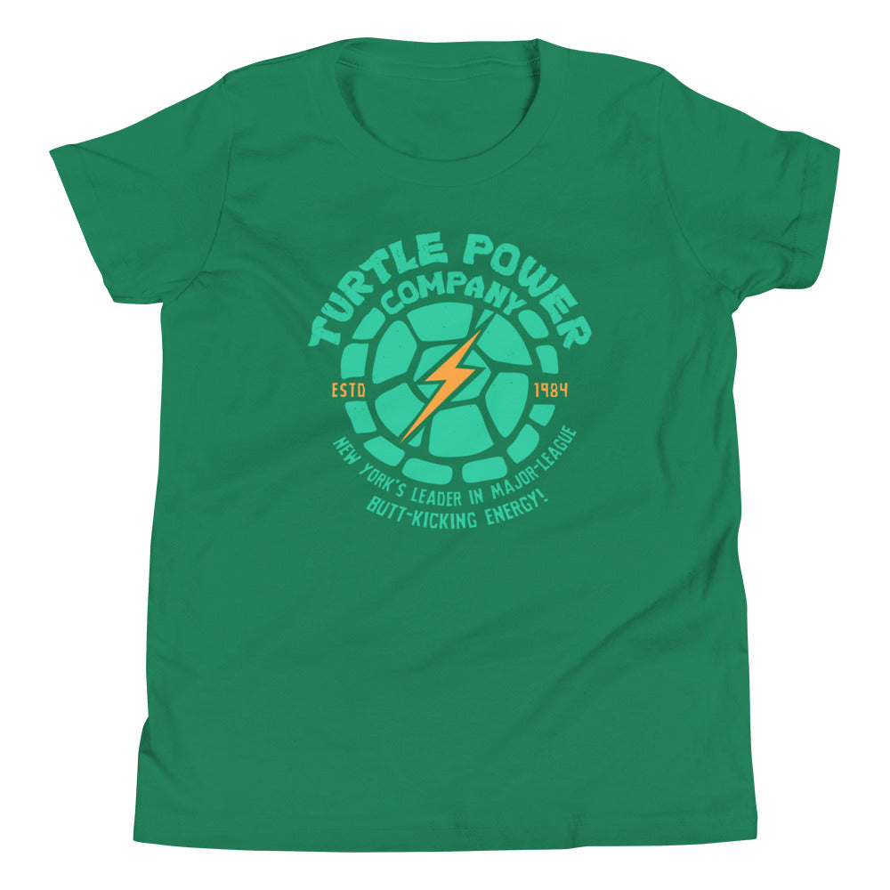 Turtle Power Company Kid's Youth Tee Hoodie, Sweatshirt | CoreVibeTees.com (Image 1)