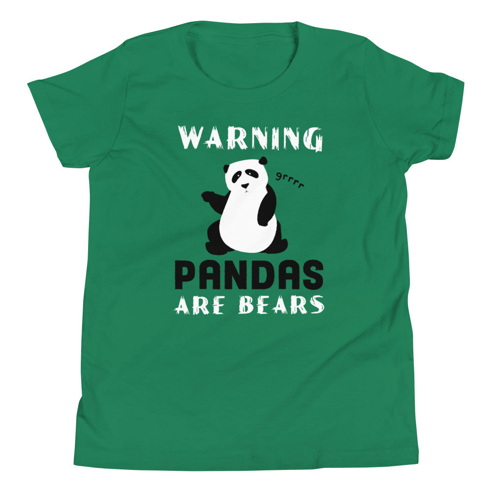 Warning, Pandas Are Bears Kid's Youth Tee Hoodie, Sweatshirt | CoreVibeTees.com (Image 4)