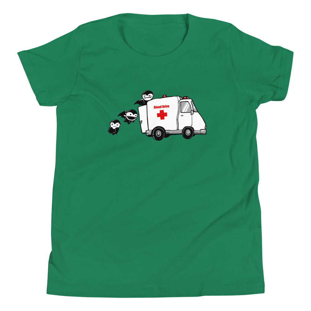 Blood Drive Vampires Kid's Youth Tee Hoodie, Sweatshirt | CoreVibeTees.com (Image 4)
