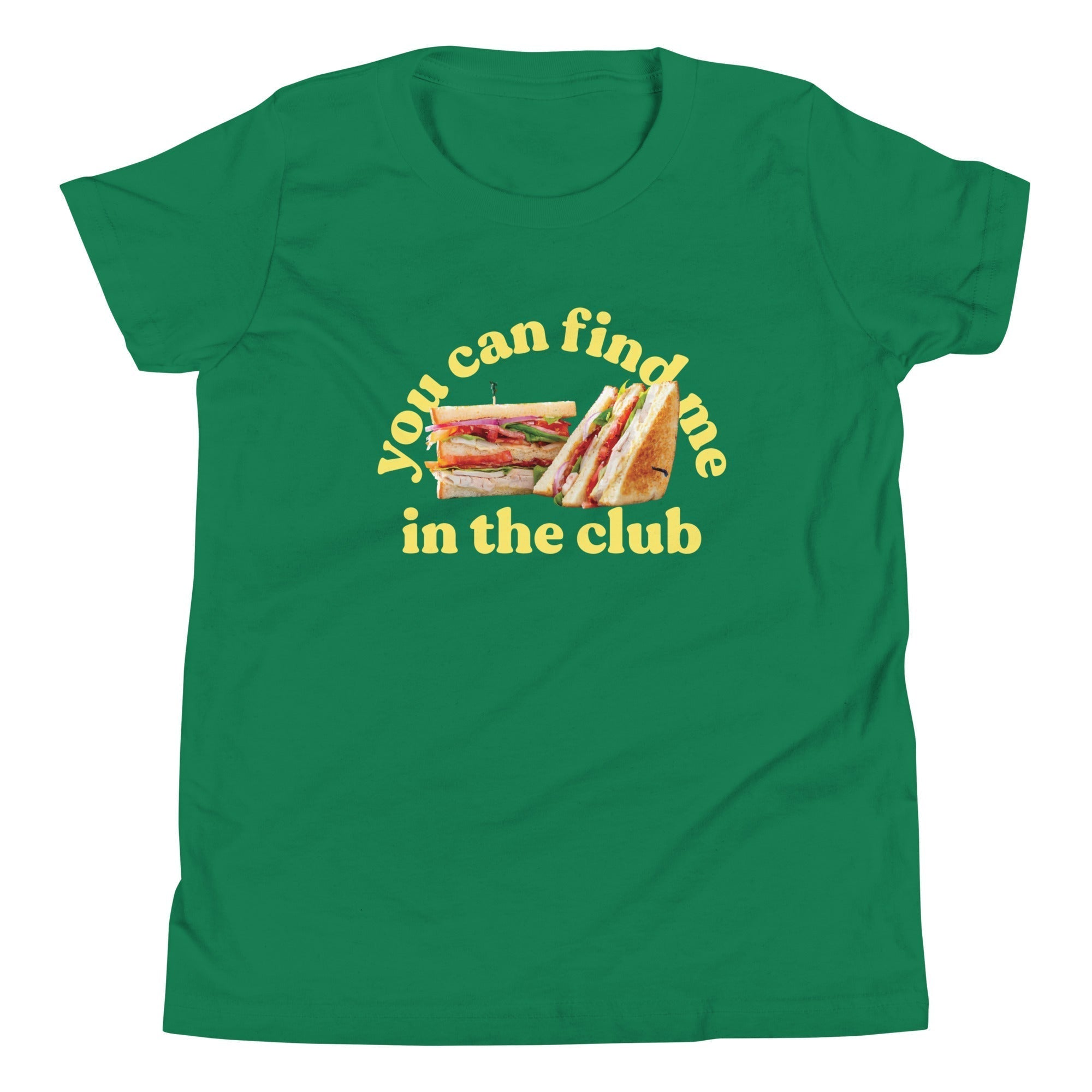 You Can Find Me In The Club Kid's Youth Tee Hoodie, Sweatshirt | CoreVibeTees.com (Image 5)