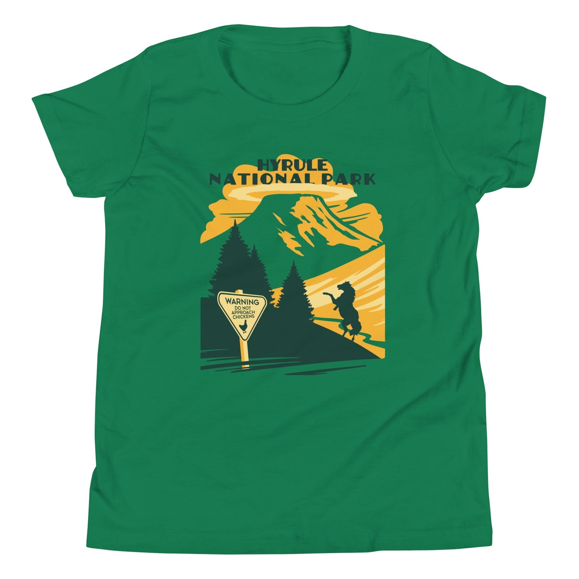 Hyrule National Park Kid's Youth Tee Hoodie, Sweatshirt | CoreVibeTees.com (Image 2)