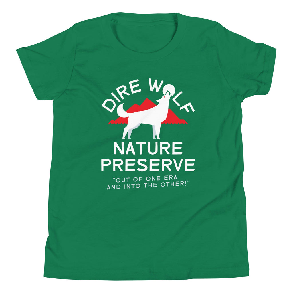 Dire Wolf Nature Preserve Kid's Youth Tee Hoodie, Sweatshirt | CoreVibeTees.com (Image 5)