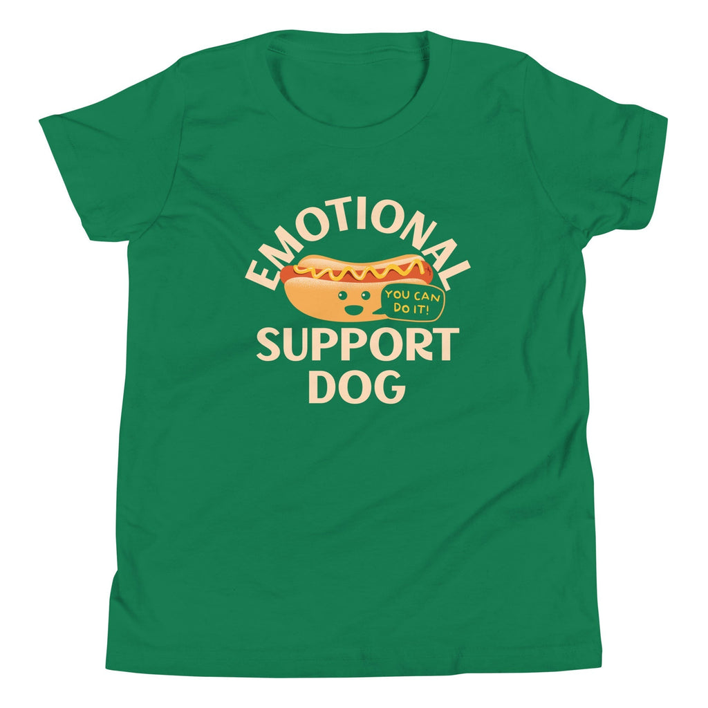 Emotional Support Dog Kid's Youth Tee Hoodie, Sweatshirt | CoreVibeTees.com (Image 5)