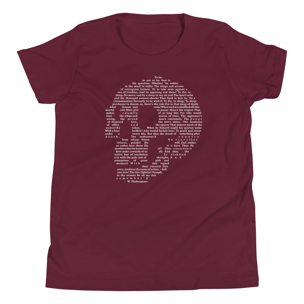 Hamlet Soliloquy Kid's Youth Tee Hoodie, Sweatshirt | CoreVibeTees.com (Image 3)