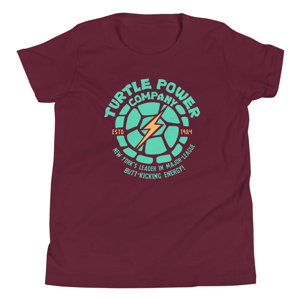 Turtle Power Company Kid's Youth Tee Hoodie, Sweatshirt | CoreVibeTees.com (Image 4)