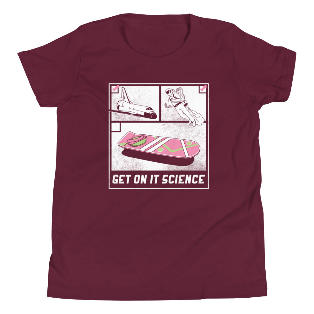 Get On It Science Kid's Youth Tee Hoodie, Sweatshirt | CoreVibeTees.com (Image 3)